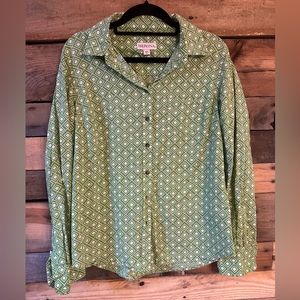 Merona women’s collared button down shirt sz S